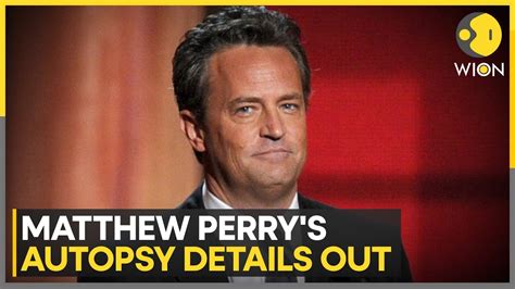 matthew perry death hoax|Autopsy shows Matthew Perry died of ‘acute effects of ketamine’.